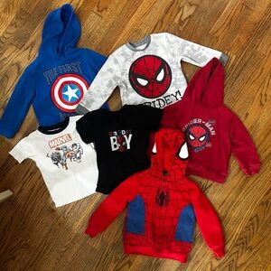 Marvel Kids Hoodie + Tee Collection